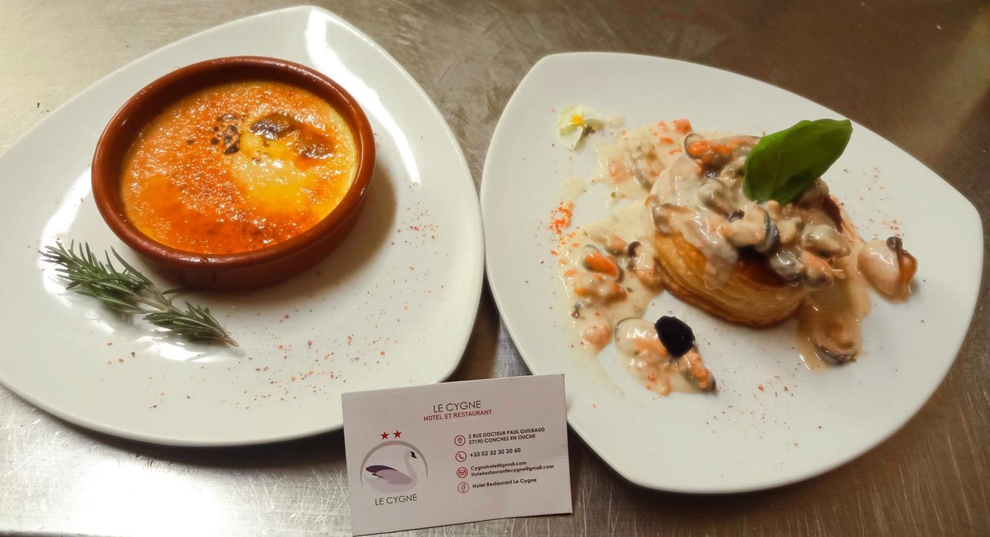 Hotel Restaurant Le Cygne Conches-en-Ouche المظهر الخارجي الصورة