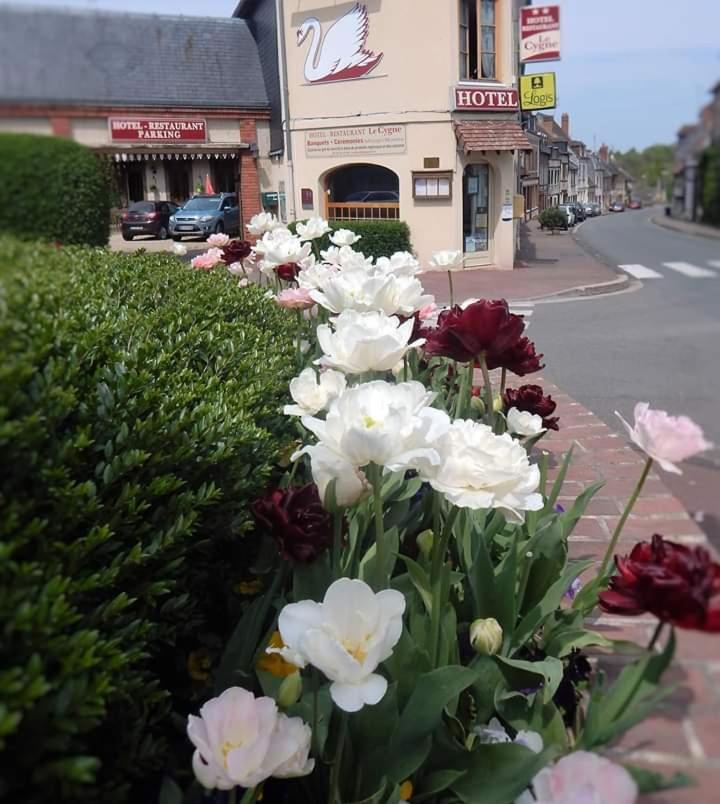 Hotel Restaurant Le Cygne Conches-en-Ouche المظهر الخارجي الصورة